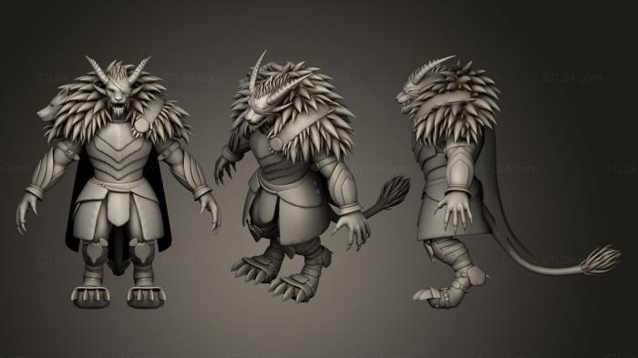 Figurines heroes, monsters and demons (Bloodeye Lacsap 2, STKM_0143) 3D models for cnc